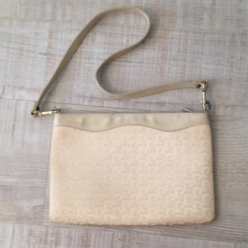 Pierre Cardin retro ivory purse